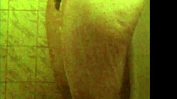 Spy shower caught this perfect ebony ass naked