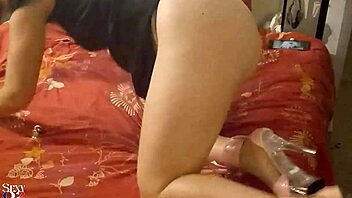 French Amateur In Tight Dress Blowjob!