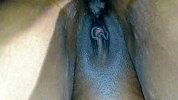 Black amateur wife's anal creampie and big ass