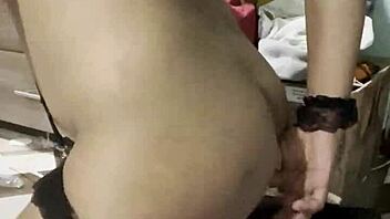 trying out toys as a transvestite, feels so exciting