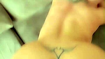 Horny blonde fucks boyfriends huge cock