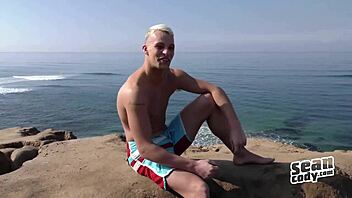 nathaniel in gay movie by sean cody