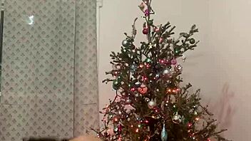 Anna maria, the latina milf, performs sexy dancing in a christmas video with big tits and ass