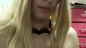 trying out toys as a transvestite, feels so exciting