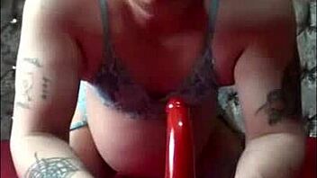 Mark Wright's challenge in getting his ass stuffed as a bisexual crossdresser