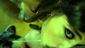 Athletic girl sucks cock then squirts in doggystyle