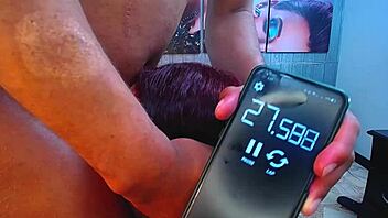 Blowjob Deep Throat Without Mercy On Monster Cock With Big Tits And Black Babe.