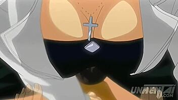 Holy cow, busty nun loses virginity to stepbrother in wild hentai!