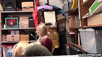 Blond Teen Sucks Cock Hard