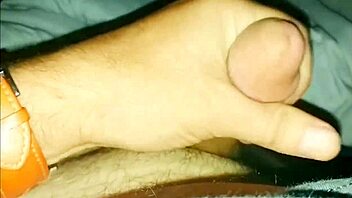 Cory Bernstein caught edging big dick into sex toy then cumshot.