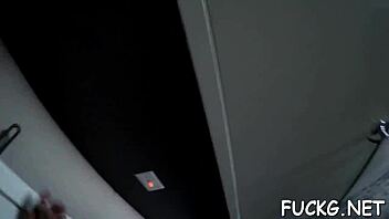 Guy Scores Teen 18+ Angel With Glasses