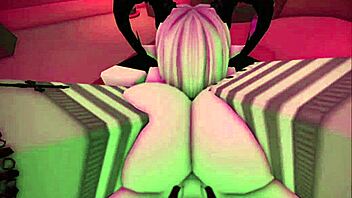 Furry sex with Roblox and a charming elf in a high-rise
