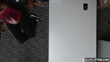 Blond Teen Sucks Cock Hard