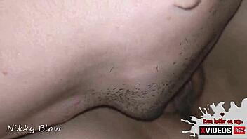 Cuckold hubby licking and cleaning my pussy after lover s cock