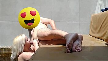 Wild Sex in the Pool with Latina MILF!