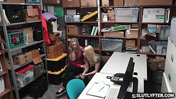 Blond Teen Sucks Cock Hard