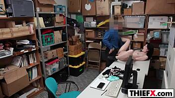 teach that cute thief a lesson in the office?