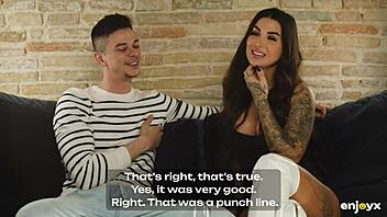 Friends share a long-awaited romance with riding and licking shaved pussy