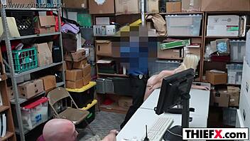 Madison Hart learns theft does not pay!