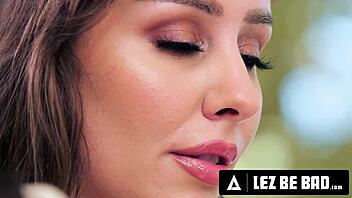 lexi luna dominates tommy and aften with rough bondage