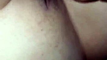 Interracial solo masturbation session with a black cock cum ending