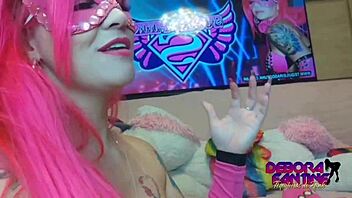 débora fantine's sexy theater with super pink