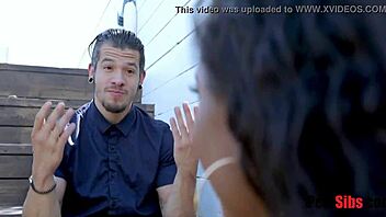 interracial siblings get caught fucking in a horny taboo story