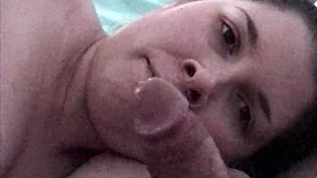 Busty Brunette Performs Oral