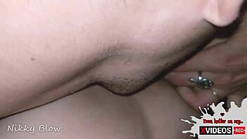 Cuckold hubby licking and cleaning my pussy after lover s cock