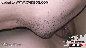 Cuckold hubby licking and cleaning my pussy after lover s cock