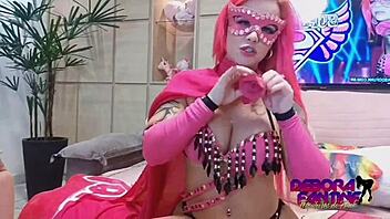 débora fantine's sexy theater with super pink