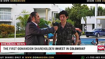 redhead latina gets her big ass pussy licked in lesbian muff diving and cunilingus at ggmansion