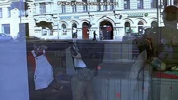 watch cheating wife in public threesome?