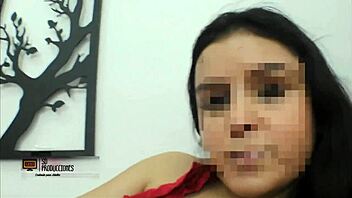 Stepsister Melanie Caceres Helps Stepbro Cum And Swallows