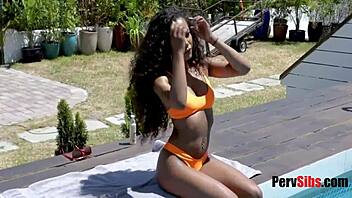 interracial siblings get caught fucking in a horny taboo story