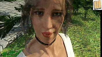 Kimmy gets assistance from Wvm 87 in erotic and cartoon video