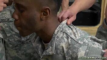 Teen black gays masturbate in army69 style