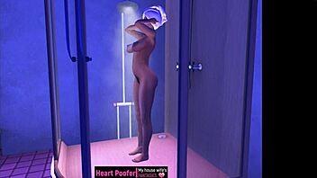 Bathing and Showering in a Fun Cartoon Animation Style