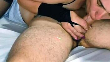 Cuckold watches friend with young girl.