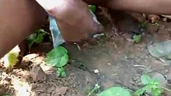 this epic romantic sex scene outdoors with bent over doggystyle