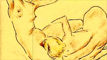 Vintage erotic anime animation