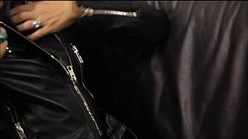 Rock Chick Rocks Leather Pants And Biker Jacket!