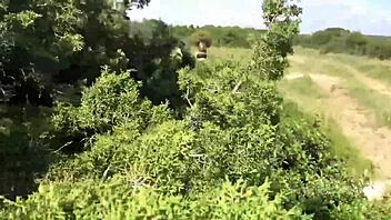 Sasha Rose And Daniella Margot Hot Outdoor Lesbian Action 😍