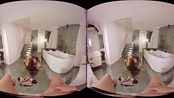 Wild after-party banging in stunning 3D action