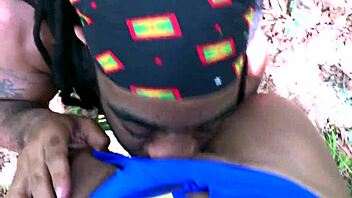 Don Whoe Licks Nina Rivera's Sweet Pussy in Forrest Scene.