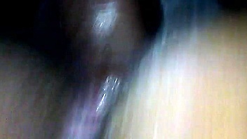 Black beauty gets her big ass spanked and taken in the water