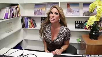 Over40 Busty Milf Gives Pov Handjob To Monster Cock