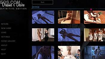 alex watches jenna change her dress, then landlady fingers her in dream world 😏