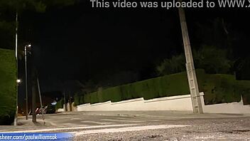 Walking Fully Naked Around The City With Tall Muscular Body