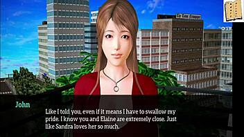 A cartoon adventure with a busty protagonist and her animated family